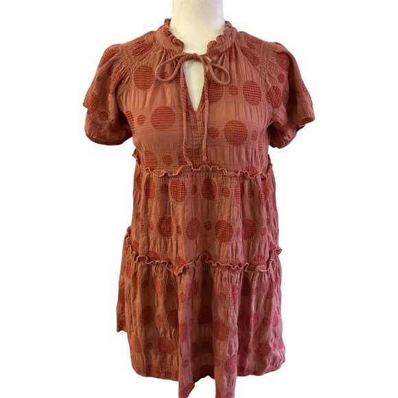 Pink Ruffle Dress - Picture 1 of 5